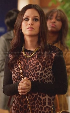 Zoe's leopard print sweater on Hart of Dixie