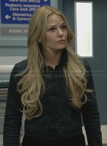 Emma's dark wash denim jacket on Once Upon a Time
