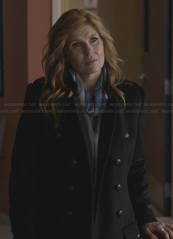 Rayna's black military coat on Nashville