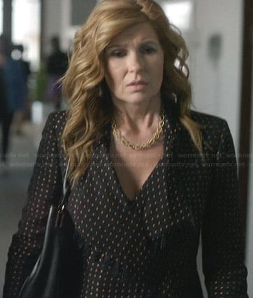 Rayna's printed jacket with tassels on Nashville