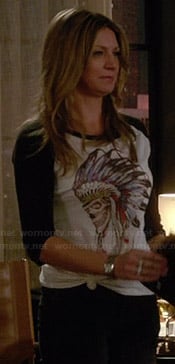 Josslyn's skull graphic tee on Mistresses