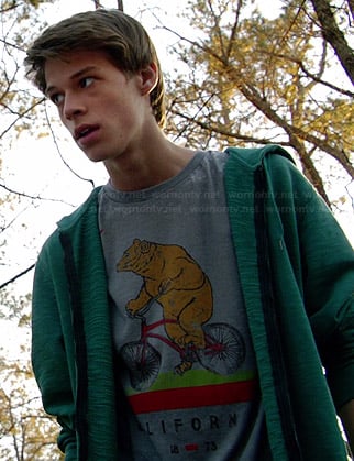 Joe's bear on a bike tee on Under the Dome