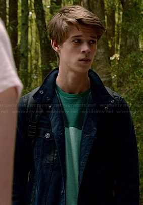 Joe's green colorblock tee on Under the Dome