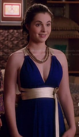 Bay's blue (original) prom dress on Switched at Birth