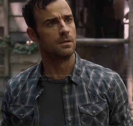 Kevin's grey checked shirt on The Leftovers