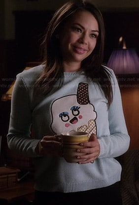 Mona's ice cream sweater on Pretty Little Liars