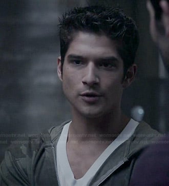 Scott's camo hoodie on Teen Wolf