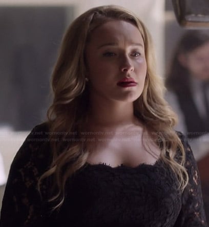 Juliette's black lace dress on Nashville