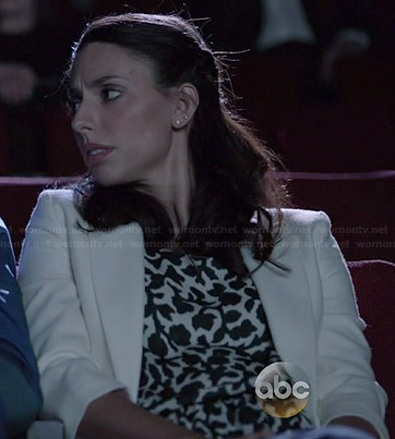 Amy's vine printed top on Manhattan Love Story