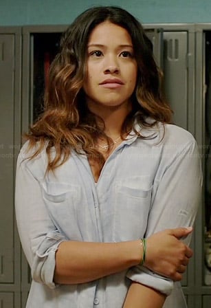 Jane's chambray shirt on Jane the Virgin