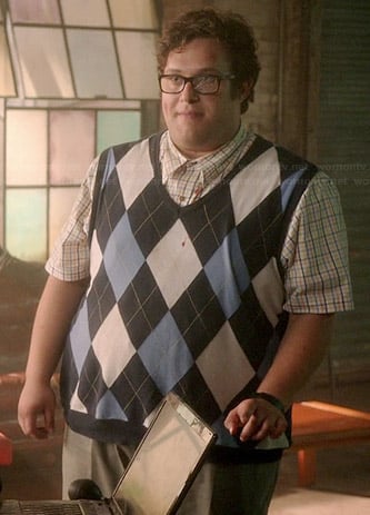 Sylvester's blue argyle sweater vest on Scorpion