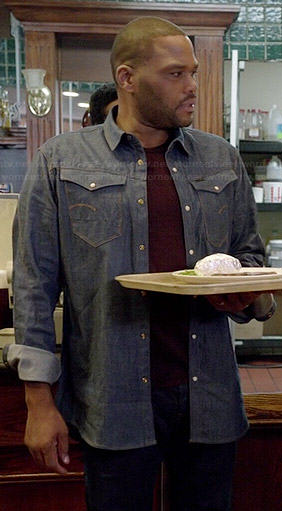 Andre's denim shirt on Black-ish