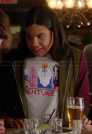 Cisco's Adventure Time tee on The Flash