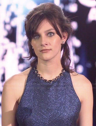 Layla's blue gown on the CMAs on Nashville