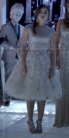 Aria's Christmas dress on Pretty Little Liars
