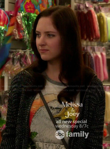 Brenna's eagle graphic tee on Chasing Life