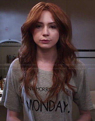 Eliza's 'A Tiny Horror Story: Monday' tee on Selfie