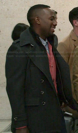 Winston's grey coat on New Girl