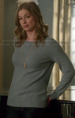 Emily's blue sweater on Revenge