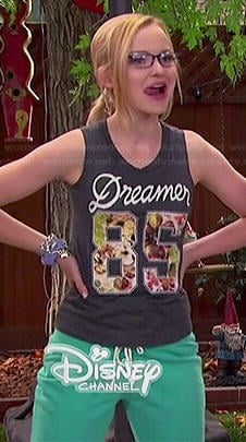 Maddie's Dreamer 85 muscle tank on Liv and Maddie