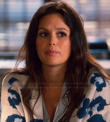 Zoe's leopard print cardigan on Hart of Dixie