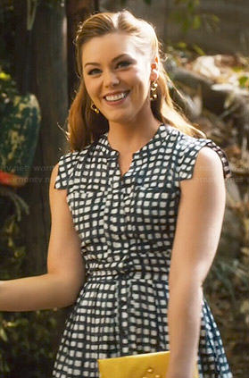 AnnaBeth's black and white checked dress on Hart of Dixie