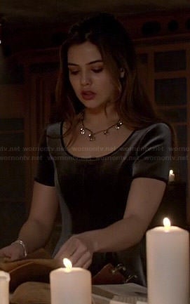 Davina's velvet dress on The Originals