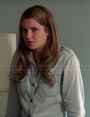 Kara's denim shirt on Red Band Society