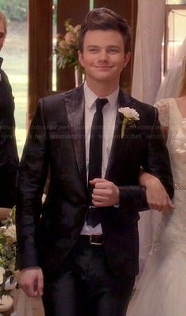 Kurt's camo suit jacket on Glee
