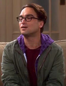 Leonard's red capsaicin molecule shirt on The Big Bang Theory