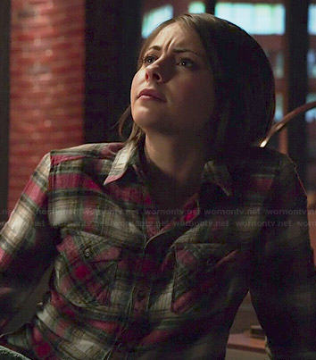 Thea's plaid shirt on Arrow