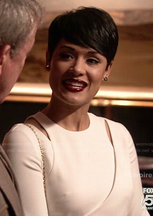 Anika's white cutout top on Empire