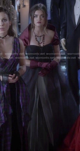 Aria's prom dress on Pretty Little Liars