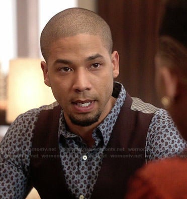 Jamal's paisley print shirt on Empire