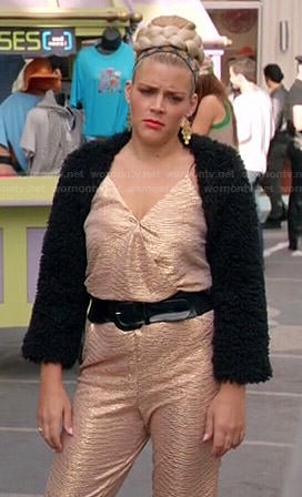 Laurie's champagne jumpsuit on Cougar Town