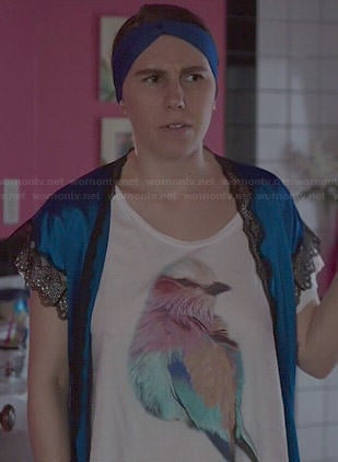 Shoshanna's bird print tee on Girls