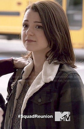Carter's checked fleece lined jacket on Finding Carter