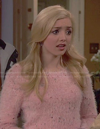 Emma's pink fluffy sweater on Jessie