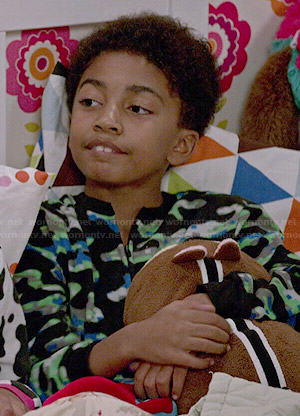 Jack's camo pajamas on Black-ish