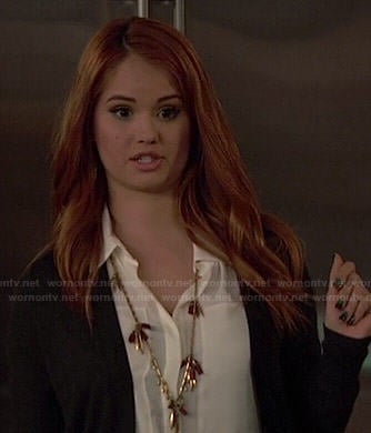 Jessie's white blouse with pockets on Jessie