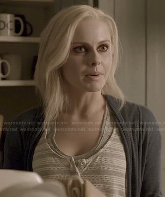 Liv's grey striped tank top on iZombie