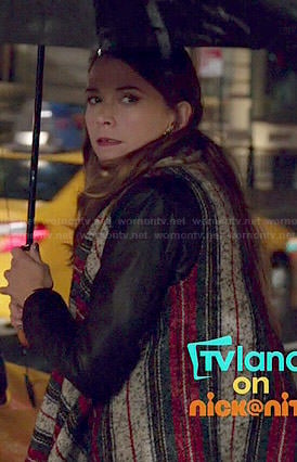 Liza's striped coat on Younger