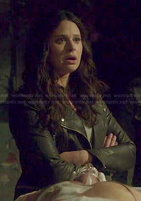 Quinn's leather jacket on Scandal