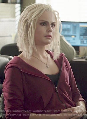 Liv's dark red hoodie on iZombie