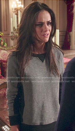 Princess Eleanor's grey sweatshirt on The Royals