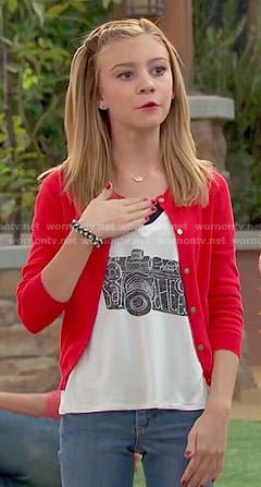 Avery's Say Cheese camera tee on Dog with a Blog
