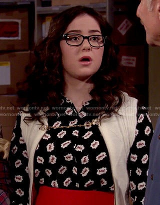 Delia's 'BAM' print shirt on I Didn't Do It