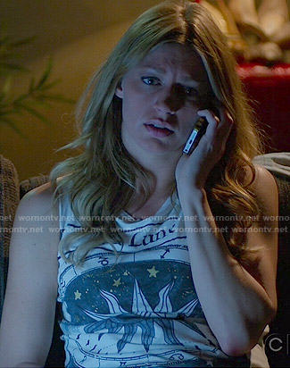Joss's 'La Lune' tank top on Mistresses