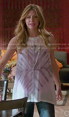 Josslyn's tie dyed tank top on Mistresses