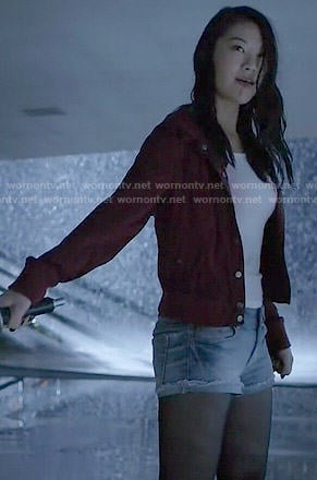 Kira's red jacket on Teen Wolf